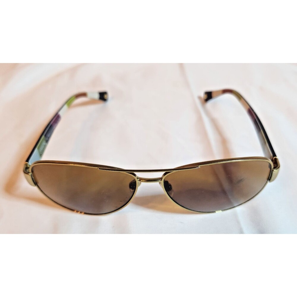 Coach Kristina HC7003 L012 Gold Brown Sunglass Frames Only 59-13-135 w Case